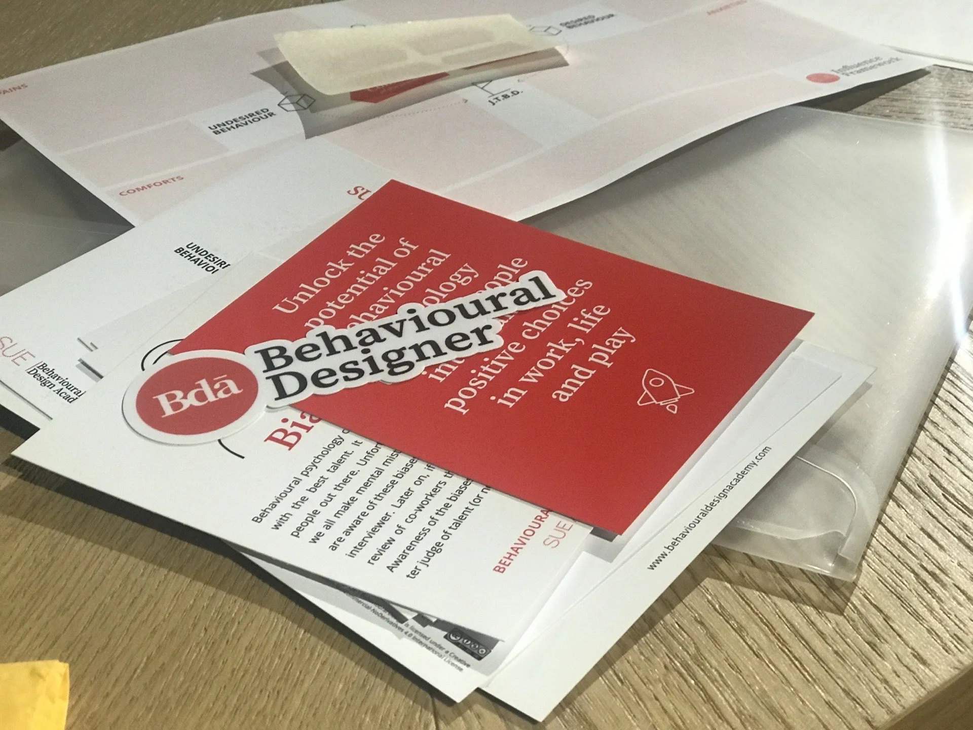 Word gecertificeerd Behavioural Designer na de Advanced Course